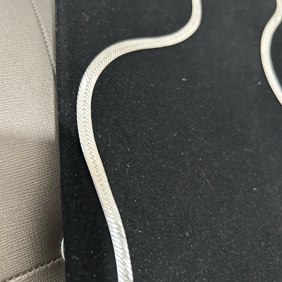 SALE!!  MILOR ITALY 925 ITALIAN STERLING SILVER UNIQUE HERRINGBONE 30”CHAIN - Picture 9 of 10